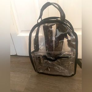 Small clear backpack - NEW